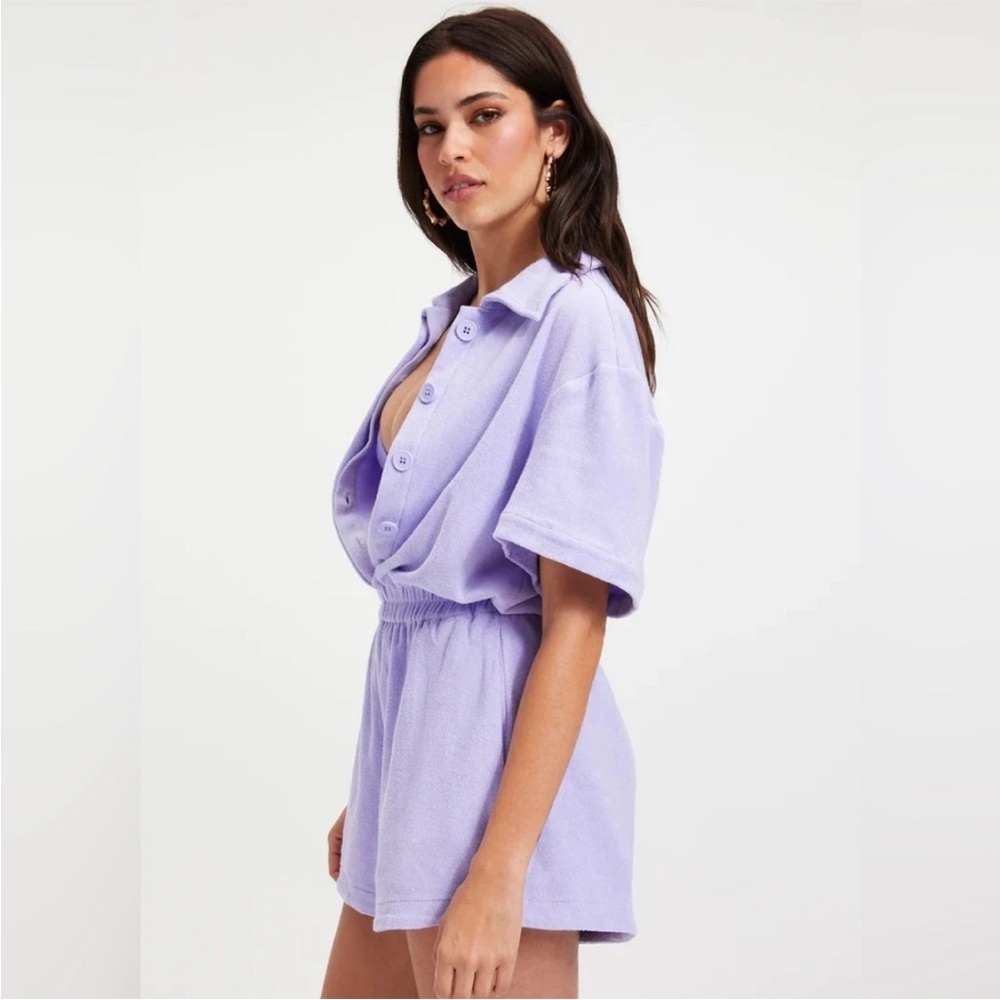 Good American terry cloth romper size 2